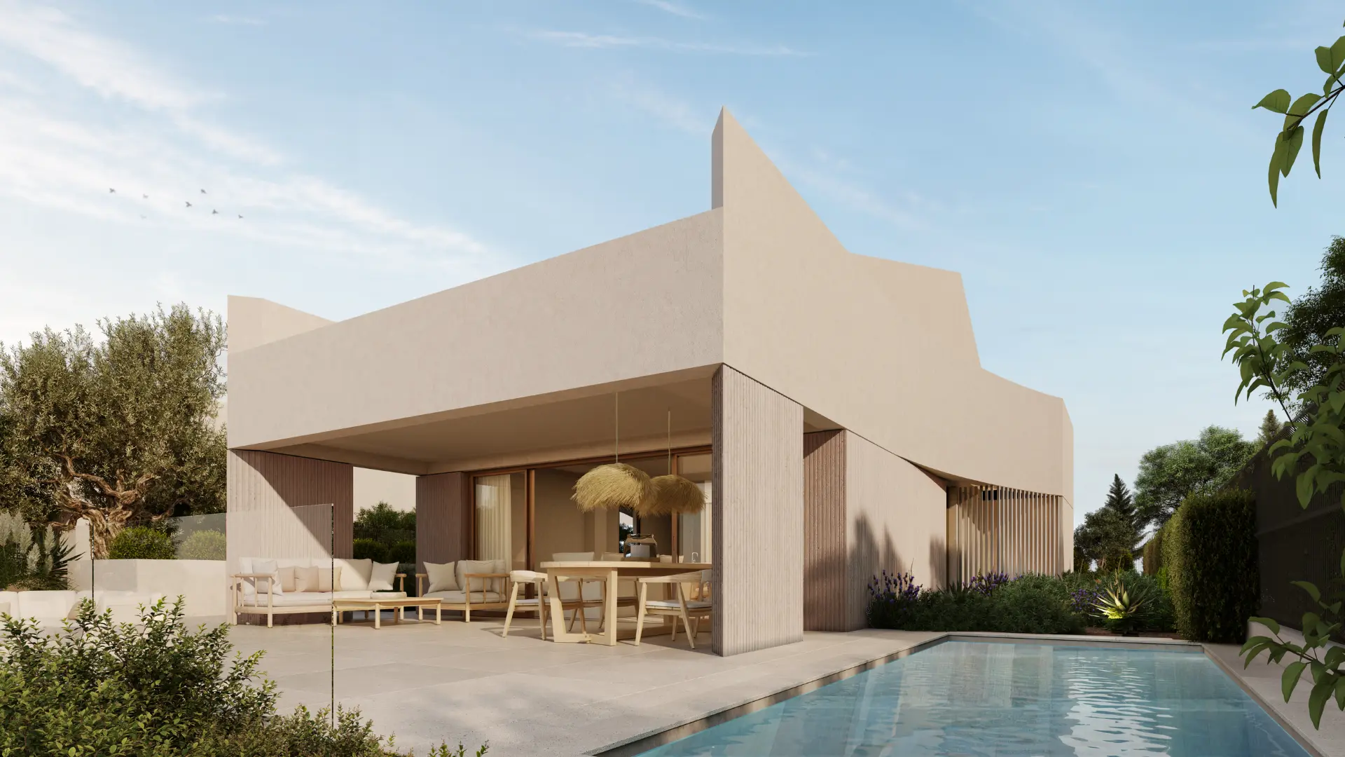 Villa render 3